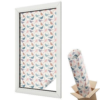 Dekoracyjna folia okienna Pastelowe wzory geometryczne