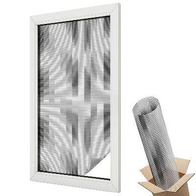 Witraż naklejka na okno Nowoczesny minimalizm kontrastowy