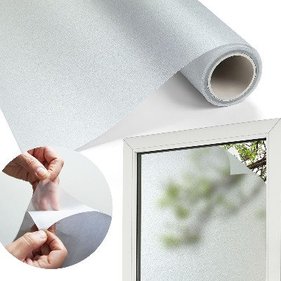 Okleina na okno mleczna transparentna