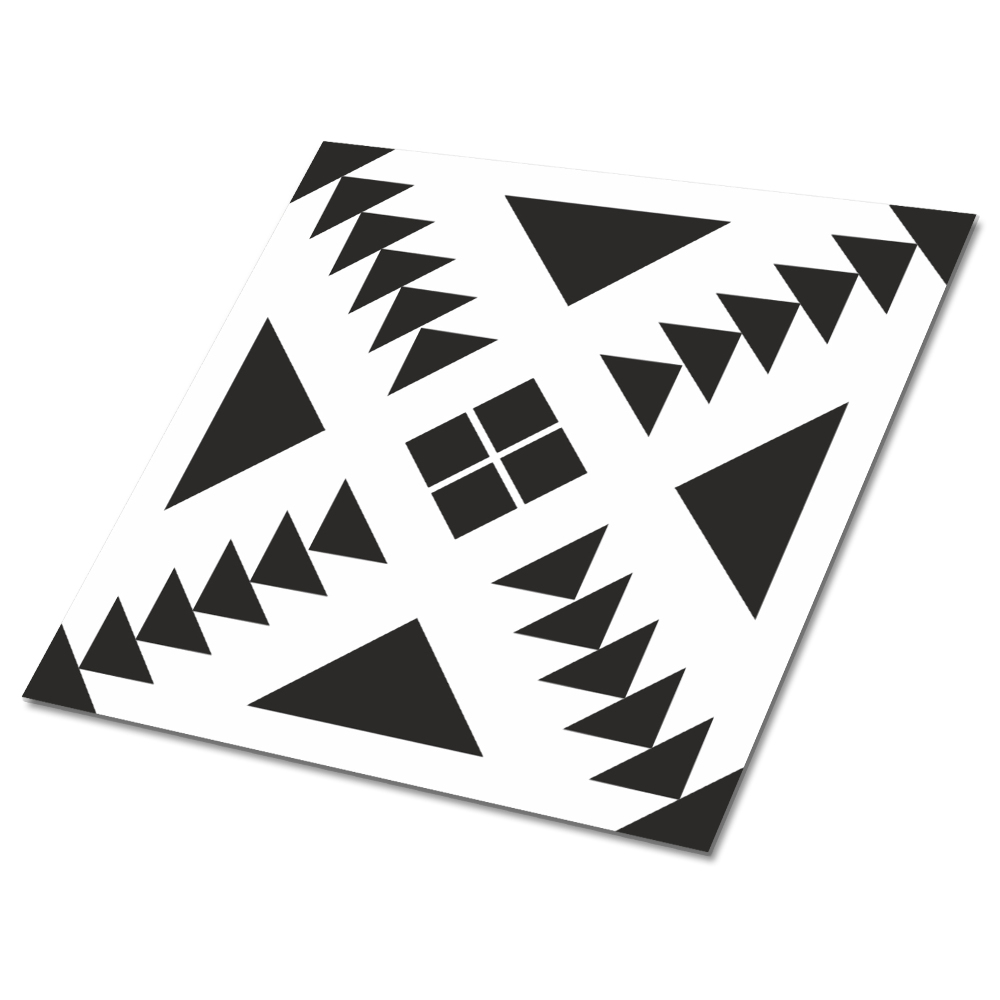 Płytki winylowe Geometria w czerni i bieli
