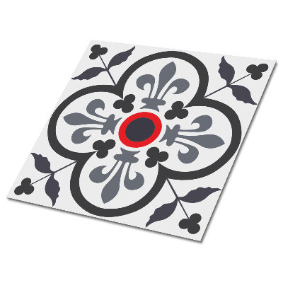 Płytki winylowe samoprzylepne Motyw kwiatowy z ornamentami