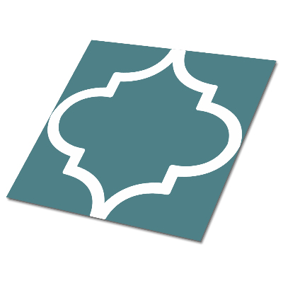 Płytki pcv Motyw marokański w kolorze turkusowym