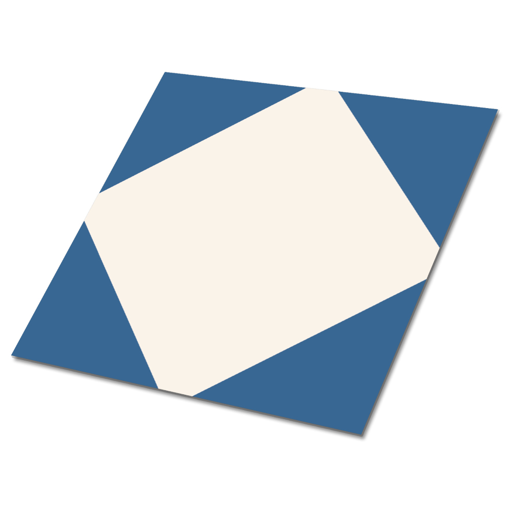 Panele winylowe Geometria w odcieniach niebieskiego