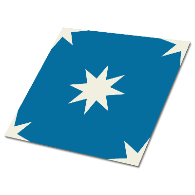 Płytki winylowe Gwiazdy na niebieskim tle