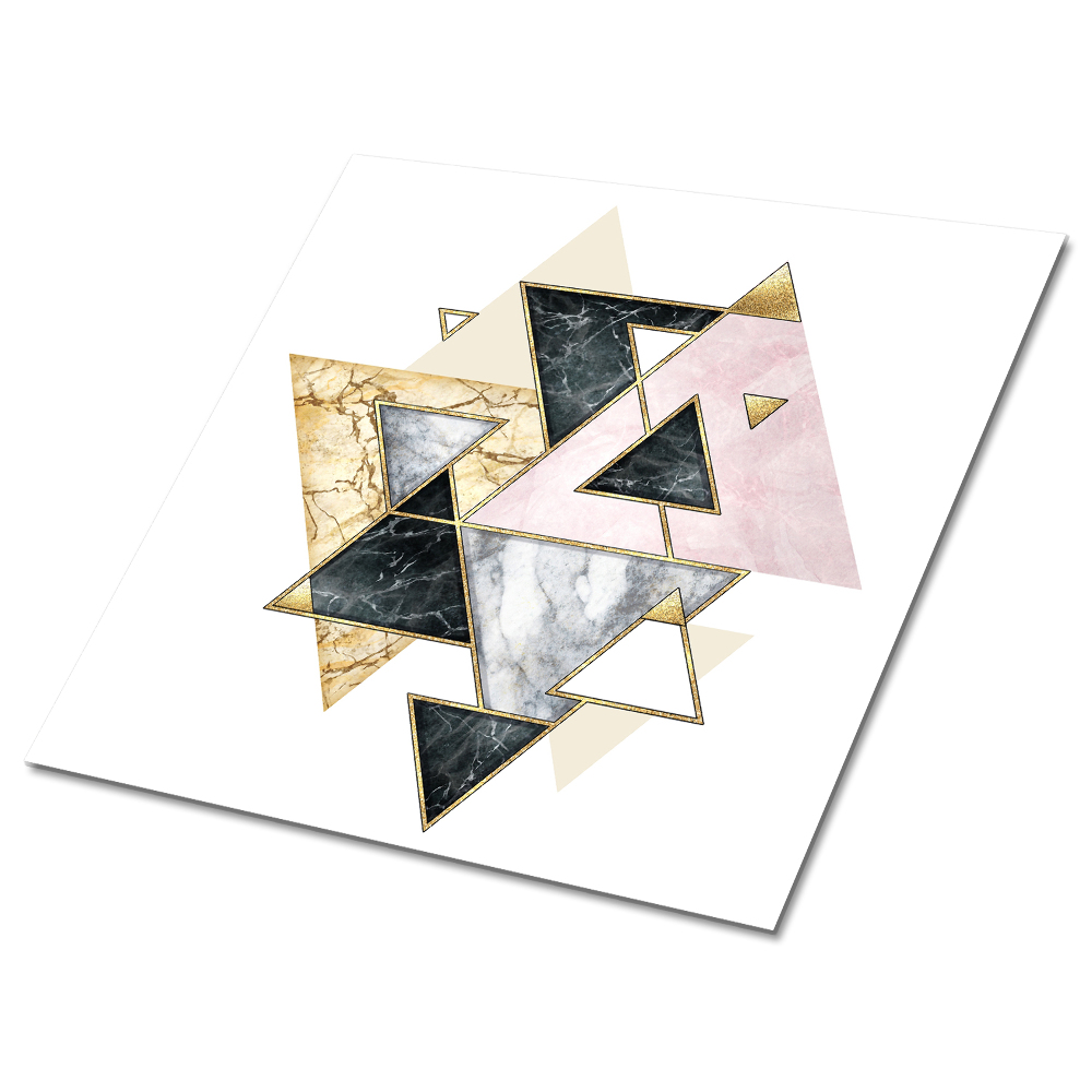 Panele winylowe Geometria w marmurowych odcieniach