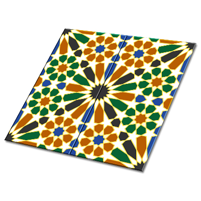 Płytki winylowe Motyw mozaikowy w stylu arabskim