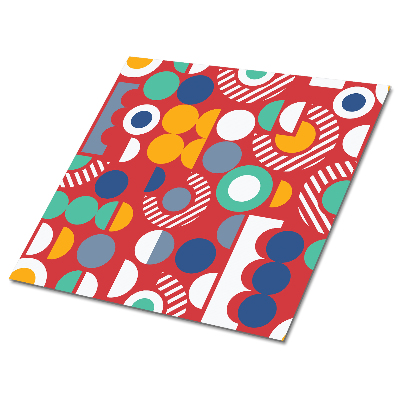 Płytki winylowe Geometria w intensywnych kolorach