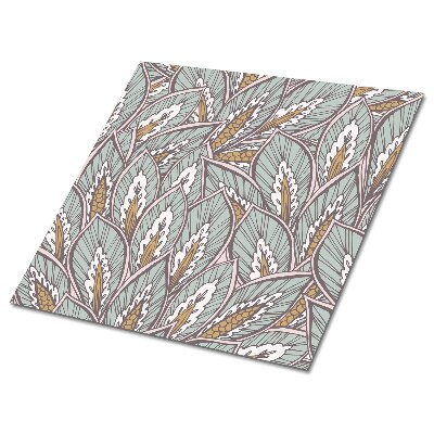 Panele winylowe Liście w pastelowych odcieniach