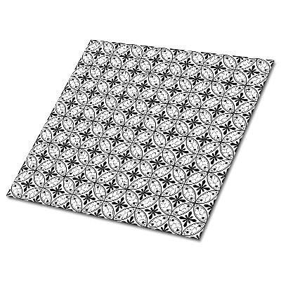 Płytki winylowe Motyw geometryczny w czerni i bieli