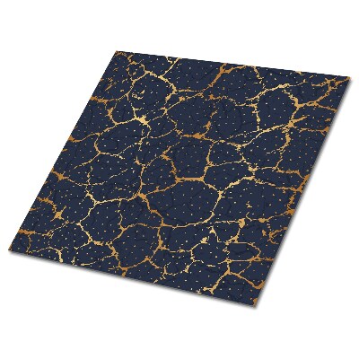 Płytki pcv Granatowy marmur z złotymi żyłkami