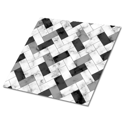 Płytki pcv Wzór mozaiki w odcieniach szarości