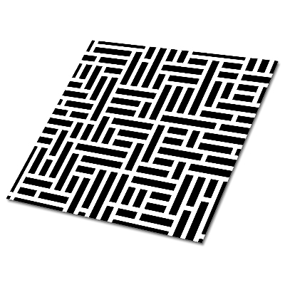 Płytki winylowe samoprzylepne Geometryczny wzór w odcieniach czerni i bieli