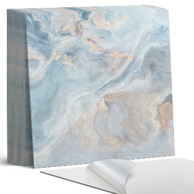 Samoprzylepne płytki na ścianę Fale w abstrakcyjnym stylu