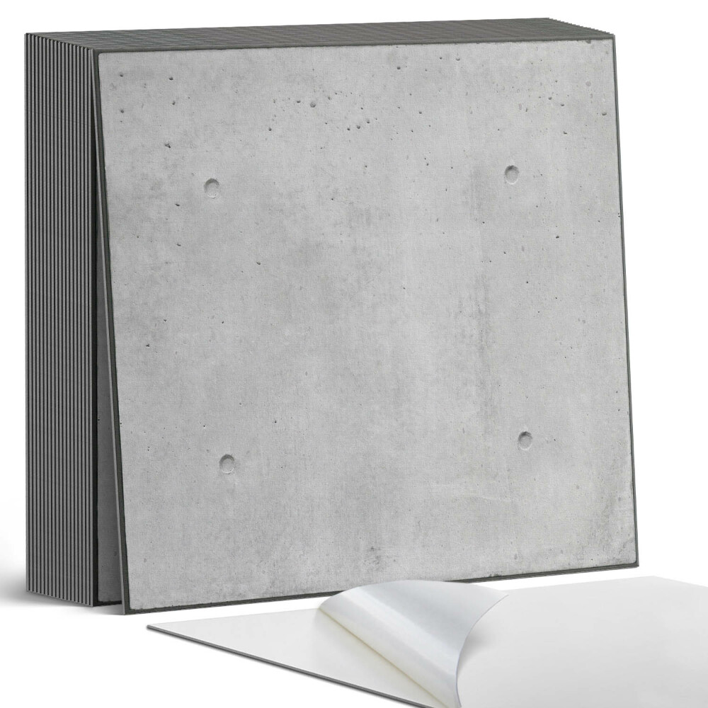 Samoprzylepne płytki Surowy beton w minimalistycznym stylu