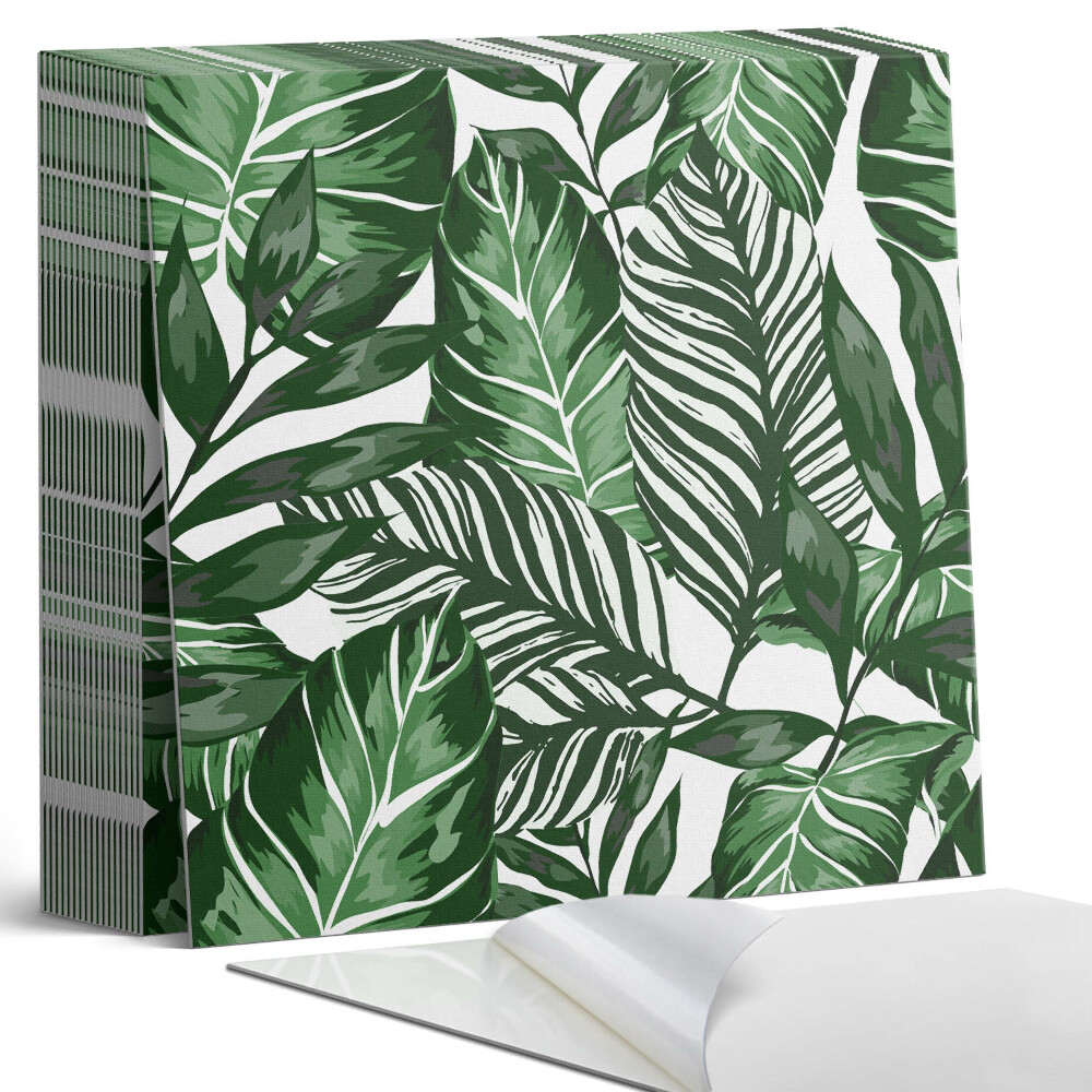 Samoprzylepne płytki Tropikalne liście w desenie