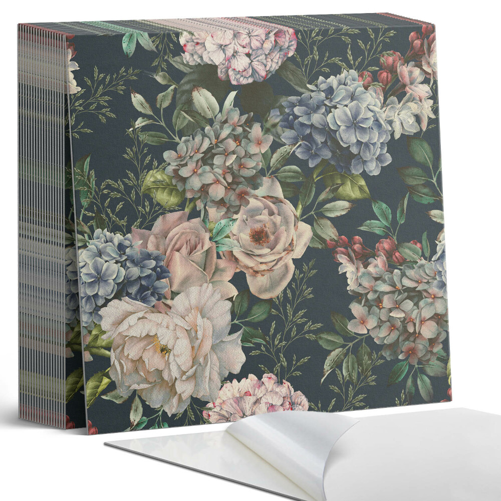 Kafelki samoprzylepne Kwiatowy motyw