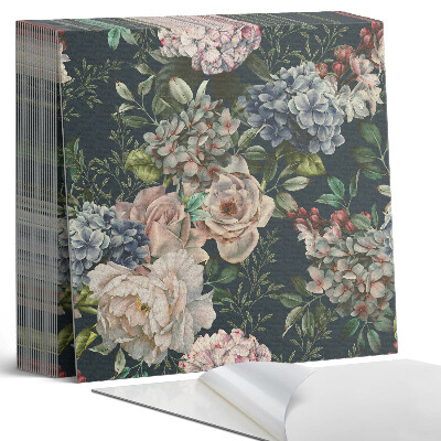 Kafelki samoprzylepne Kwiatowy motyw