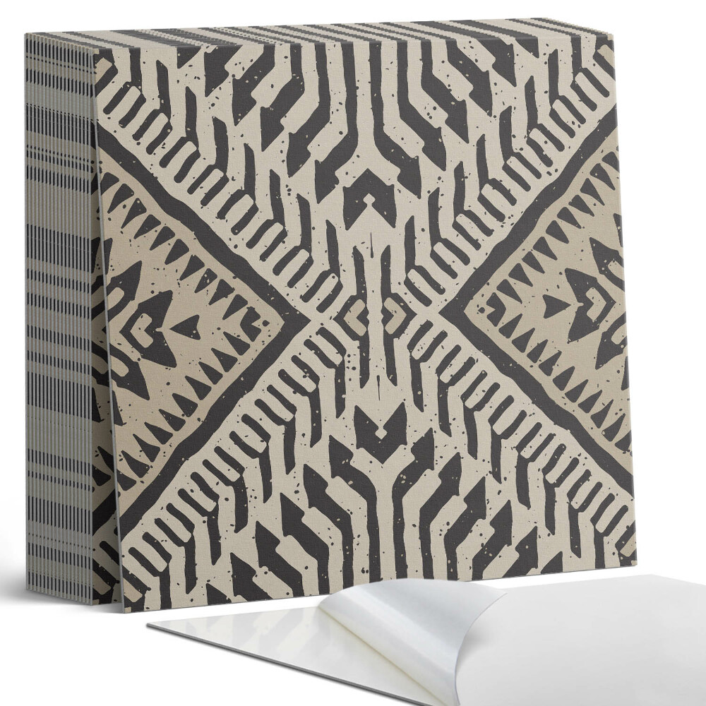 Samoprzylepne płytki na ścianę Wzór geometryczny z liniowymi kształtami