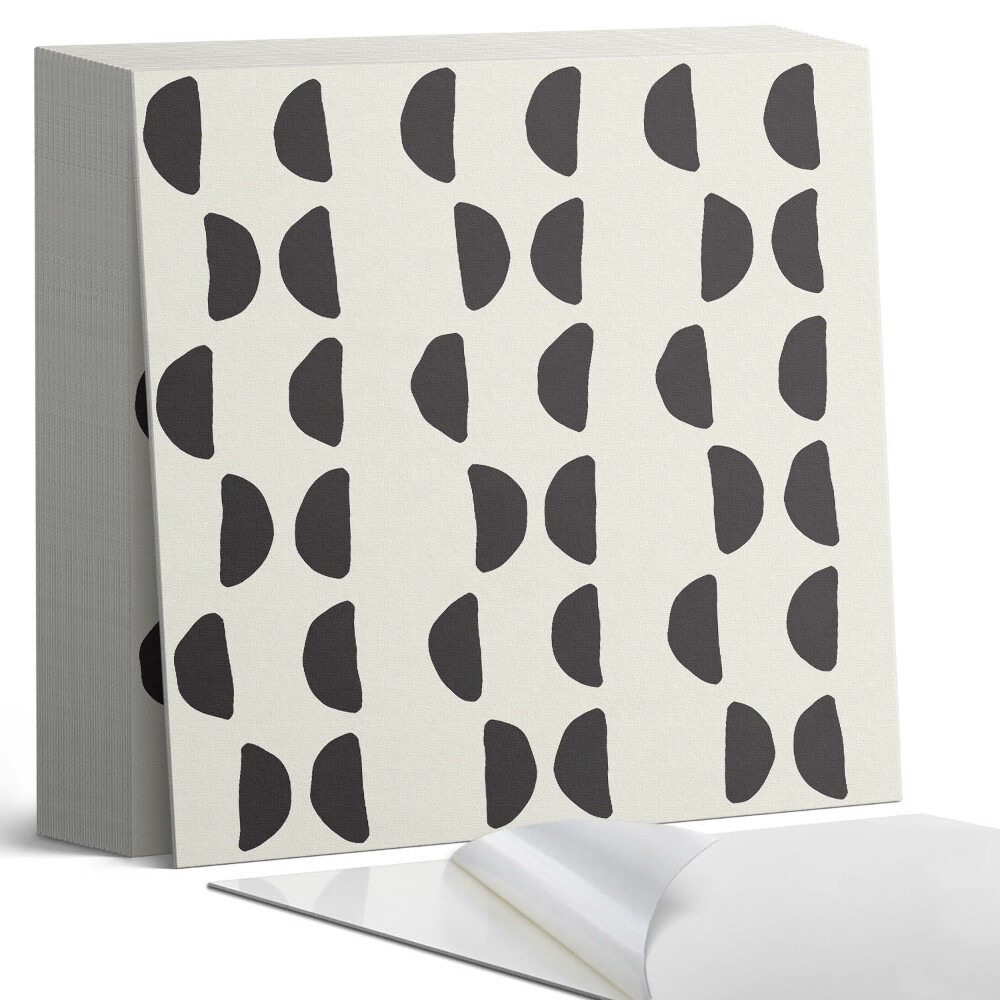 Samoprzylepne płytki na ścianę Abstrakcyjny motyw półksiężyców