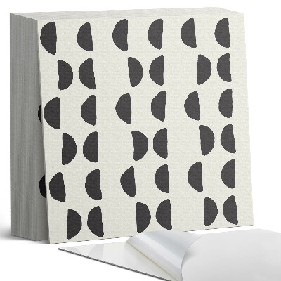 Samoprzylepne płytki na ścianę Abstrakcyjny motyw półksiężyców