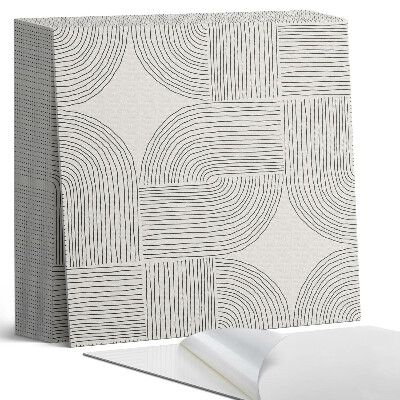 Samoprzylepne płytki Stylizowane kształty w geometrycznym porządku