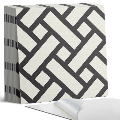 Samoprzylepne płytki na ścianę Wzór geometryczny z plecionką