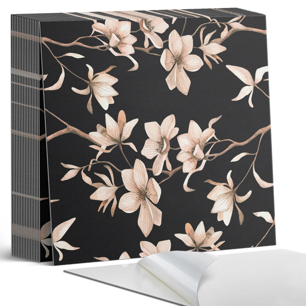 Samoprzylepne płytki Kwiatowy motyw