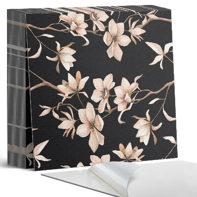 Samoprzylepne płytki Kwiatowy motyw