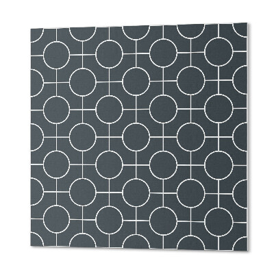 Samoprzylepne płytki na ścianę Stylowy wzór linii i okręgów
