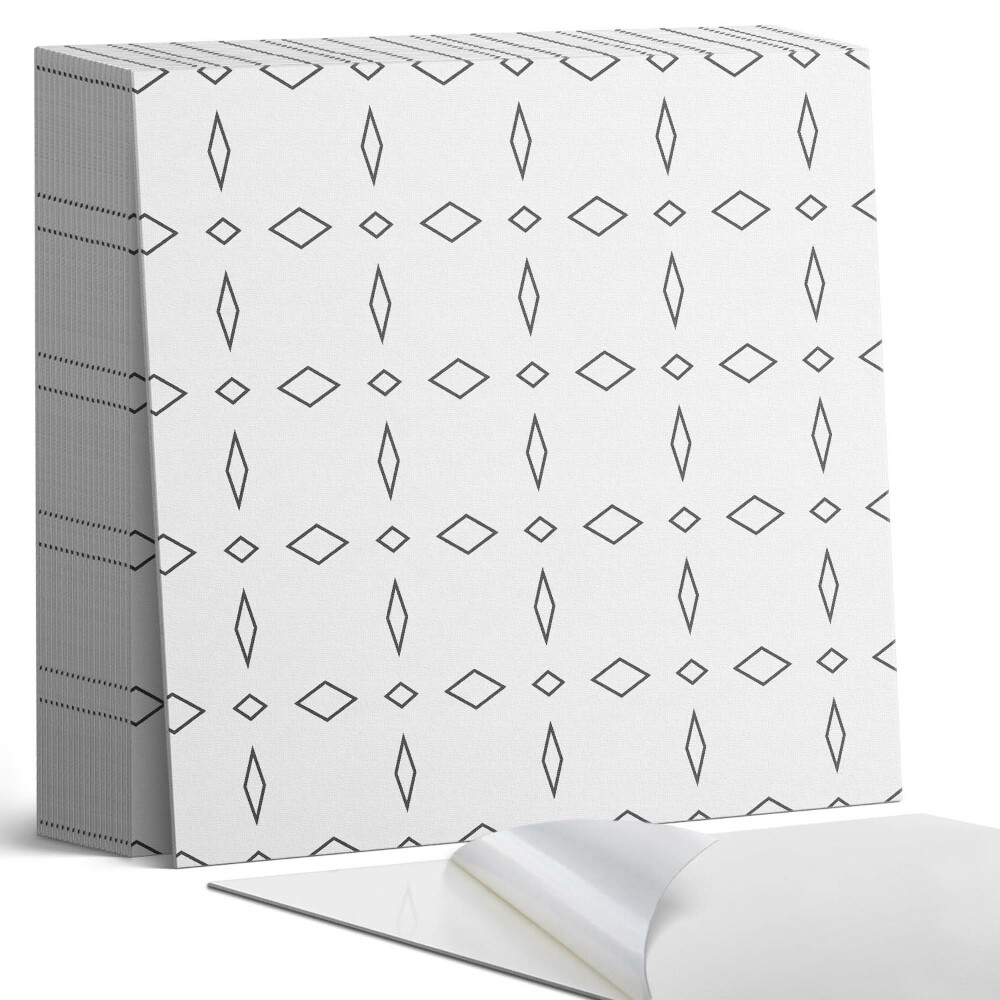 Samoprzylepne płytki na ścianę Rombowy wzór geometryczny