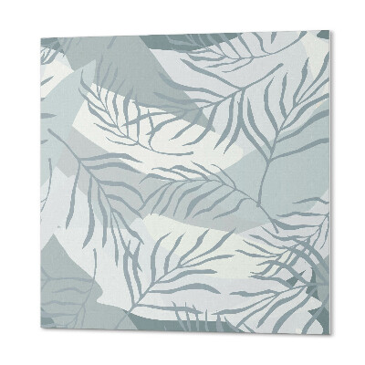 Samoprzylepne płytki Tropikalne liście w artystycznym ujęciu