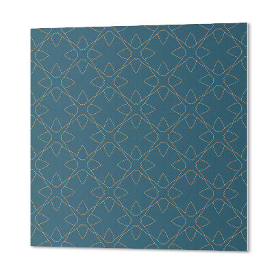 Samoprzylepne płytki na ścianę Wzór kwiatów w siatce