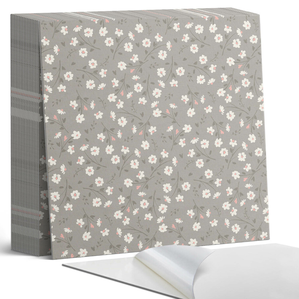 Samoprzylepne płytki Kwiatowy motyw