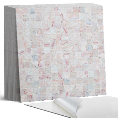 Kafelki samoprzylepne Mozaikowy wzór kwadratowych kształtów