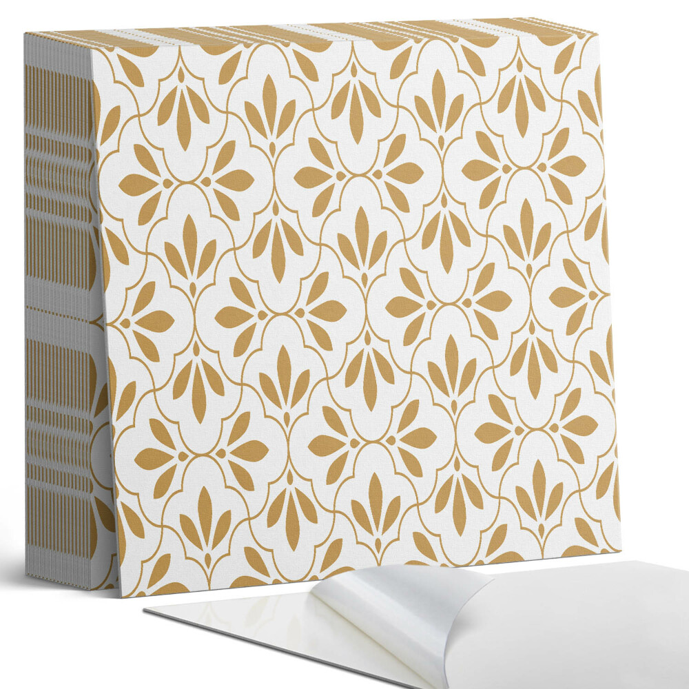 Samoprzylepne płytki Stylowy motyw roślinny