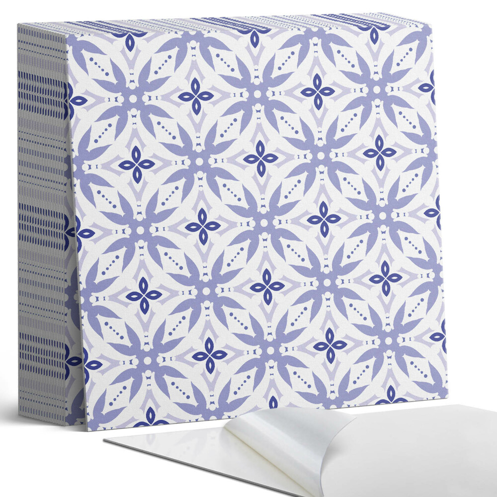 Samoprzylepne płytki na ścianę Wzór kwiatowej geometrii