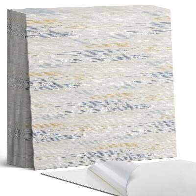 Samoprzylepne płytki na ścianę Abstrakcyjne linie z fakturą