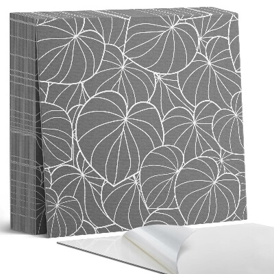 Samoprzylepne płytki na ścianę Wzór delikatnych liści