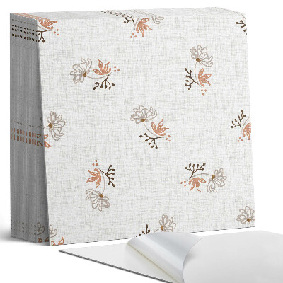 Samoprzylepne płytki Kwiatowy motyw