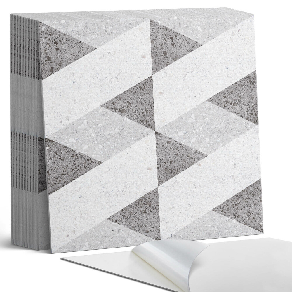 Samoprzylepne płytki Kontrasty w geometrycznych kształtach