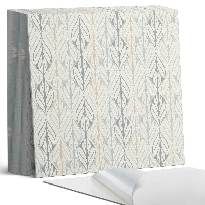 Kafelki samoprzylepne Liściasty motyw w rombowym stylu