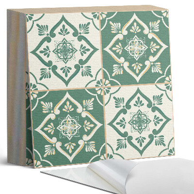 Samoprzylepne płytki Kwiatowe motywy na ceramice