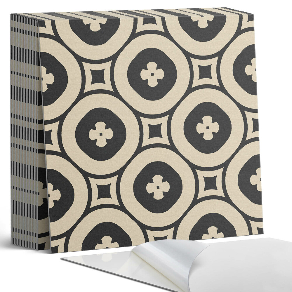 Samoprzylepne płytki na ścianę Wzór kwadratowych figur geometrycznych