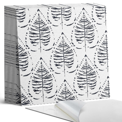 Samoprzylepne płytki na ścianę Liściasty rytm natury