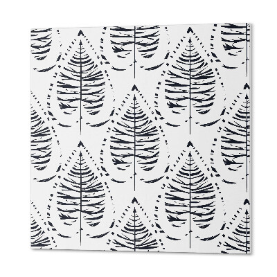 Samoprzylepne płytki na ścianę Liściowy taniec wzorów