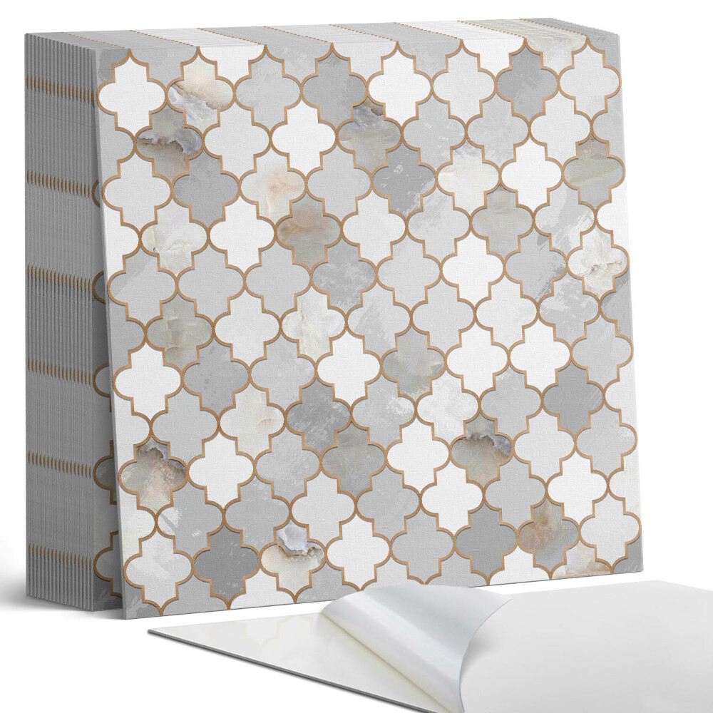 Kafelki samoprzylepne Mozaikowe kształty w harmonijnym stylu