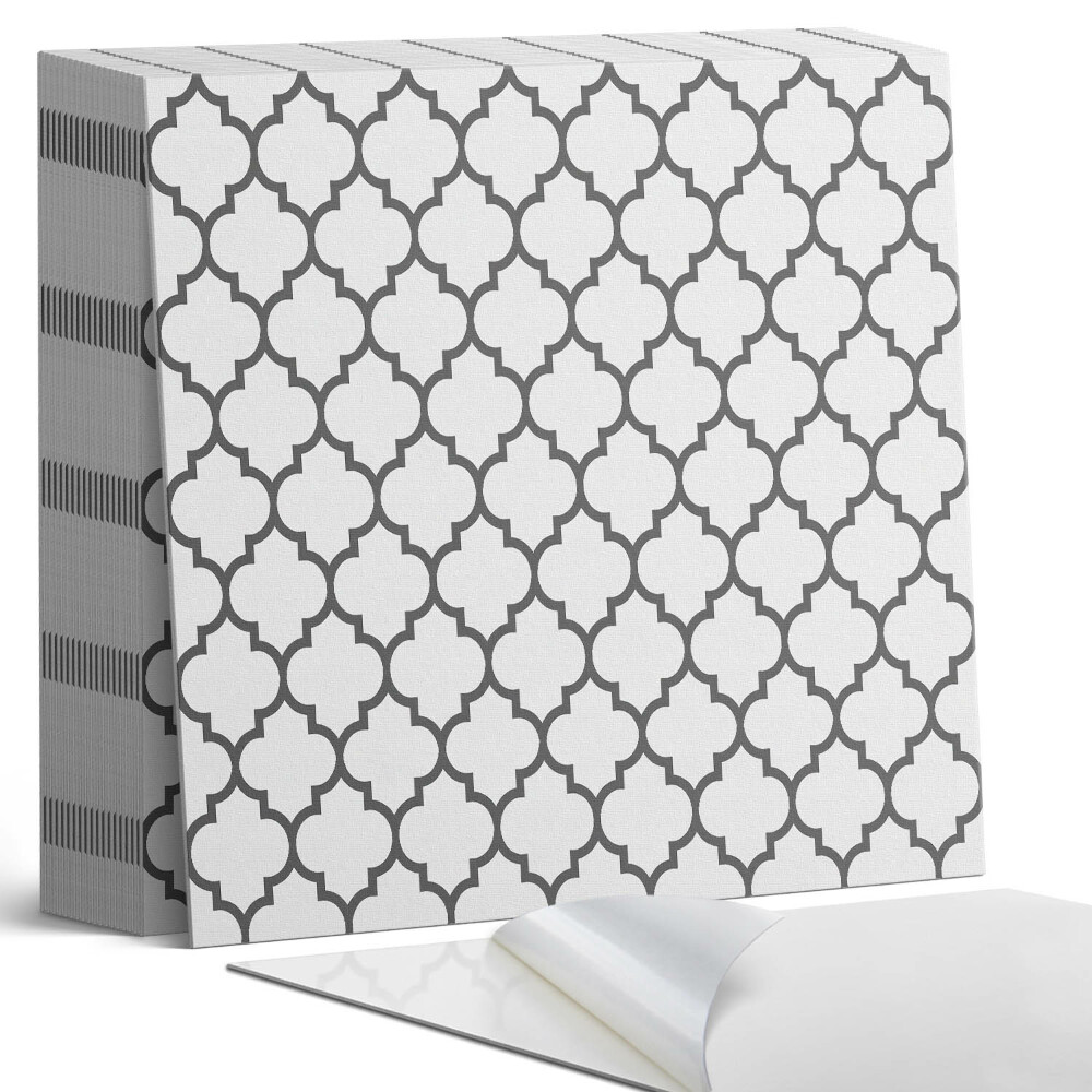 Samoprzylepne płytki Symetryczne kształty w nowoczesnym wydaniu