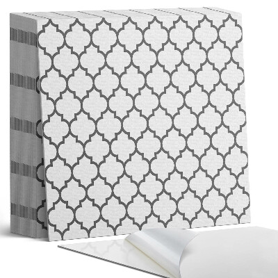 Samoprzylepne płytki Symetryczne kształty w nowoczesnym wydaniu