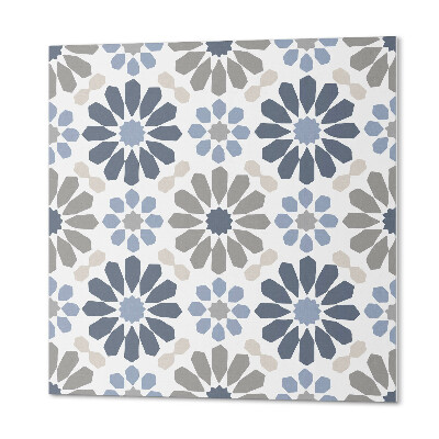 Samoprzylepne płytki na ścianę Kwiatowy wzór w równowadze