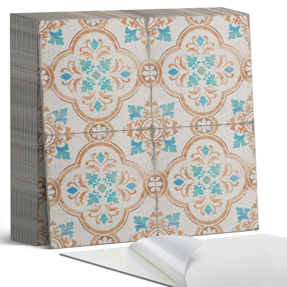 Kafelki samoprzylepne Kwiatowy wzór dekoracyjny